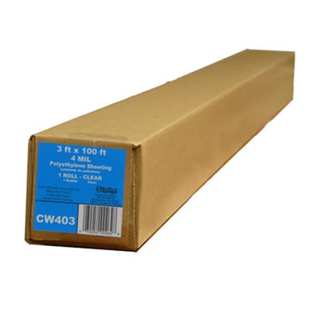 Berry Plastics Berry Plastics 625885 4 mil 3 x 100 ft. Film Polyethylene Sheeting - Clear 5033873